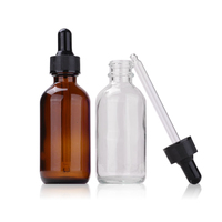 Flacon compte-gouttes en verre de 30 ml de luxe pour huile essentielle parfumée pour le corps, à bon prix, avec impression sérigraphiée, pour les soins des cheveux et des yeux