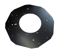 Directo de fábrica 3K 0,35mm-10mm espesor CNC Placa de hoja de fibra de carbono