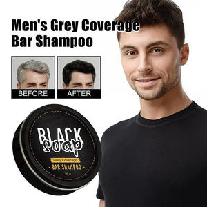 Shampooing noir <span class=keywords><strong>pour</strong></span> hommes, formule organique revitalisante <span class=keywords><strong>pour</strong></span> cheveux, couvrant les cheveux gris, emballage personnalisé, qualité salon - Product Image 4
