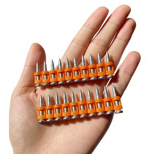 Vente en gros usine Clous à béton galvanisés HC6 3.0*22/25/27/32/38mm, Clous à pointe conique à tige étagée, Clous ordinaires à tête bombée - Product Image 3