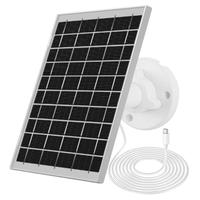 Panneaux solaires en verre monocristallin du rendement élevé 8W 5V 6V pour le remplissage extérieur de caméra