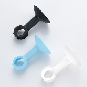 Silicone Door Catch Wall Mount Anti Collision Silent Door Stopper For Bathroom <b>Window</b> Handle Protection <b>Cover</b> Minimalist Design - Product Image 3