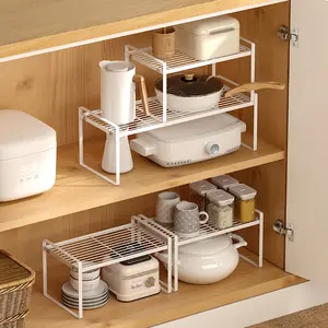 Многоуровневая кухонная железная стойка в японском стиле на заказ, кухонный органайзер, держатели для хранения