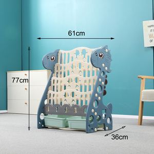 Étagère à livres Feiqitoy, petite bibliothèque pour bébé, rangement en plastique pour jouets, étagère à livres pour enfants, meubles pour enfants - Product Image 2