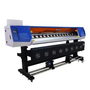 Yinstar 2 double head Cheap Price Digital1.8m Large Format Printer I3200 Xp600 Head Eco Solvent Printer for Sticker Paper