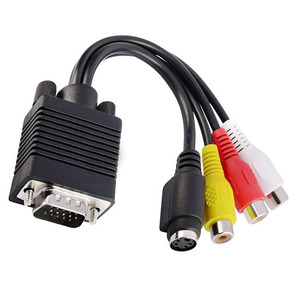 <span class=keywords><strong>Cable</strong></span> <span class=keywords><strong>Adaptador</strong></span> Convertidor <span class=keywords><strong>de</strong></span> <span class=keywords><strong>VGA</strong></span> <span class=keywords><strong>a</strong></span> <span class=keywords><strong>TV</strong></span> <span class=keywords><strong>S</strong></span>-<span class=keywords><strong>Video</strong></span> <span class=keywords><strong>RCA</strong></span> AV 3 Audio <span class=keywords><strong>Video</strong></span> <span class=keywords><strong>para</strong></span> PC - Product Image 5