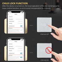 Nouvelle fonction réglage de la lumière de fond tuya smart 2 gang wifi interrupteur mural verre incurvé zigbee interrupteurs de lumière