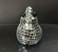 Poulet miroir disco argenté Décoration de maison Style simple et mignon pour Noël pour les ventes transfrontalières