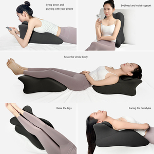 Lumbar Relaxation Comfort Flannel Bed <b>Reading</b> <b>Pillow</b> for Healthy Pregnant Women Children Memory Ergonomic Memory Foam Body Pillo - Product Image 5