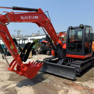 Kubota KX185,KX155,KX163,KX165 <b>small</b> excavators,with capacities of8.5tons,5.5tons,6tons and6.5tons,are usedforgardenmaintenance. - Product Image 1