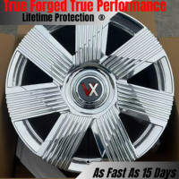 Jantes forgées monobloc de haute qualité 18-24 5x114.3/120/112 VeroX chromées PVD personnalisées pour voitures de course APEX Volk TE37 X1 X3 X5