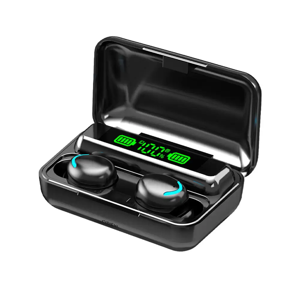 Hot Sale Wireless Bt Earphones F9 5c Tws Headphone 9d Stereo Music Headset 5.0 Touch Earbuds Gaming With Charging Box
