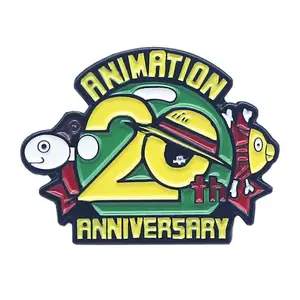 20th yıldönümü Metal broş hatıra Anime periferik karikatür rozeti aksesuarları