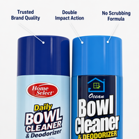 Nettoyant WC professionnel sans éponge avec action moussante hautement active pour l'élimination profonde des taches d'urine