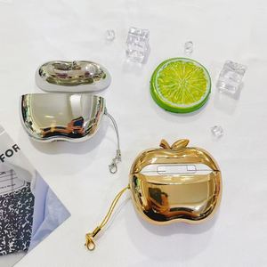 Étui pour écouteurs en métal électro-plaqué, forme bionique créative, coque antichoc pour <span class=keywords><strong>Airpods</strong></span> <span class=keywords><strong>Pro</strong></span> 2 <span class=keywords><strong>Pro</strong></span> 3 4 - Product Image 4