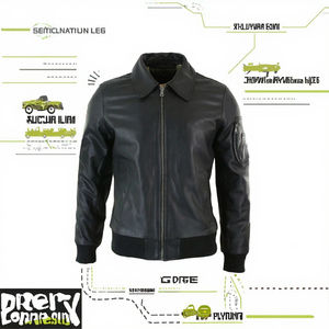 Chaqueta de Motociclista para Hombre, Estilo Vaquero, de Alta Calidad, Transpirable, Ajustada, de Poliéster/Algodón - Product Image 3
