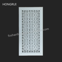 Grille de ventilation décorative de style européen découpée au laser, panneau de sortie d'air en aluminium, motif personnalisé disponible
