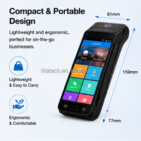 Terminal POS Inalámbrico Rápido y Confiable para Tabletas Android con 4G, WiFi, Bluetooth, NFC, Escáner de Tickets USB, Dispositivo de Pago Inteligente TK10