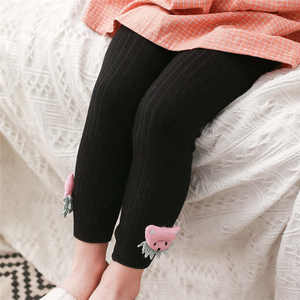 Pantalones de Bebé al por Mayor, Estilo Coreano, Lindos y Divertidos, de Algodón Suave, de Color Sólido, Leggings para Niñas - Product Image 5