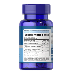 OEM ODM Private Label vegetariano supporto immunitario E integratore di crescita cellulare protezione antiossidante compresse di vitamina E zinco - Product Image 2
