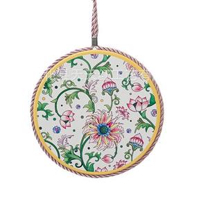 Salvamanteles redondo de cerámica de Quanzhou con diseño floral, antideslizante, aislante del calor, para tazones y tazas. - Product Image 2