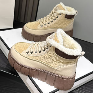 Zapatos Cálidos de Felpa Casuales para Mujer al por Mayor, Nuevos Zapatos Antideslizantes Cómodos para Caminar, Nuevo Estilo de Zapatos para Chica 2025 - Product Image 2