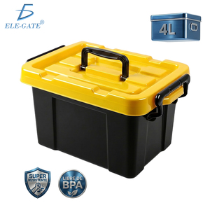 กล่องเก็บอาหาร ELE-GATE 4 ลิตร แบบเสริมความแข็งแรง ปิดสนิท ปลอดสาร BPA ผลิตจากพลาสติก - Product Image 2