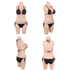 Đồ lót liền thân silicon ba phần tư, có ngực giả và âm đạo dành cho người chuyển giới nam sang nữ - Product Image 3