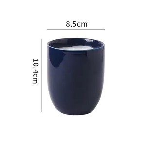 Échantillon Gratuit TGYW – Nouveaux Pots à Bougies Cylindriques Nordiques en Céramique Vides pour <span class=keywords><strong>Maison</strong></span> et Hôtel, Blanc et Noir Mat, avec Couvercle - Product Image 6