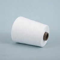 85% Polyester 15% coton 32S/1 anneau filé TC 85/15 fil blanc brut mélangé