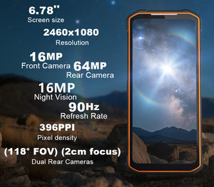 Teléfono Móvil Robusto Android con IP68, Pantalla de 6.78 Pulgadas, 6+128 GB, 5G, CPU Octa-core MediaTek de 2.4 GHz, Compatible con NFC, GPS, WiFi y BT5.2 - Product Image 3