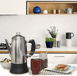 Machine à café portable de style italien en acier inoxydable 304 de qualité supérieure, 1,8 L, <span class=keywords><strong>12</strong></span> <span class=keywords><strong>tasses</strong></span>, personnalisable - Product Image 5