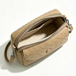 Kostenlose Muster OEM/ODM Modische Luxus-Kamel-Kunstleder-Damenhandtasche für Casual-Shopping-Taschen - Product Image 3