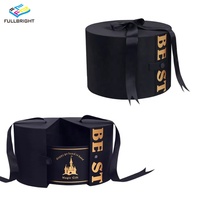 Boîte à fleurs personnalisée de luxe faite à la main pour la Saint-Valentin Cube rose sèche boîte-cadeau intérieur de tiroir en carton Cube papier gaufrage impression