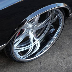 LZT-1113 Deep Dish 5x5.5 5x127 Chrome Forged Wheels with Steering Wheel 22 24 26 28 Inch Aluminum Alloy <strong>Rims</strong> for chevy Wheels - Product Image 2
