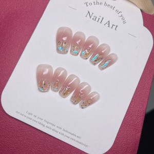 <span class=keywords><strong>Uñas</strong></span> Postizas Francesas <span class=keywords><strong>de</strong></span> Moda, Cortas/Medias, Diseño <span class=keywords><strong>de</strong></span> <span class=keywords><strong>Uñas</strong></span> Artísticas, Novedad <span class=keywords><strong>2023</strong></span> - Product Image 3