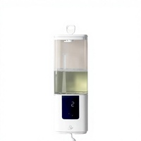 Dispensador de Jabón Líquido Automático de Pared Comercial, Recargable por USB, Activación por Sensor, para Uso Doméstico, Energía Eléctrica