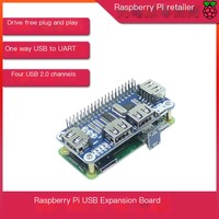 Untuk Raspberry Pi Zero W/4B/3B + Modul Papan Ekspansi USB Hub USB Serial Port Splitter
