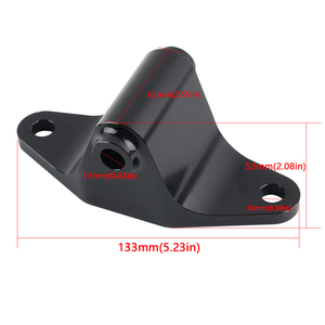 AOSU Performance Billet Aluminium Massivgetriebehalterung passend für Nissan 350Z G35 Z33 Skyline zur Steifung des Antriebs ENM043-BK - Product Image 6