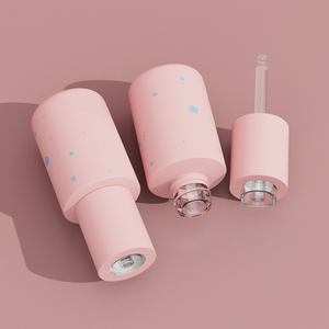 Botella de Vidrio Rosa Personalizada de 30 ml con Gotero para Suero para el Cuidado de la Piel, Otros Colores Disponibles para Envases de Cosméticos - Product Image 3