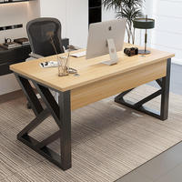 Bureau de direction moderne pour ordinateur portable, poste de travail de PDG, mobilier de bureau, bureau de patron, bureau informatique, bureau de direction haut de gamme - Prix de gros