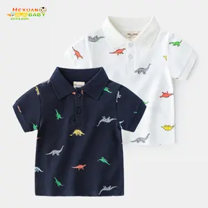 Tops Boy T Shirts for Kids for Boys Cotton T-Shirt Polo Neck Kid Boys Polo Shirt