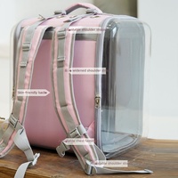 Sac à dos de transport pour chat et chien, écologique, tendance, respirant, pour voyages en plein air, sac à bandoulière portable pour petits animaux