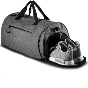 Custom Logo Weekend Handtas Reistas Bagage Oxford Enkele Schouder Fitness Tas Sport Sporttas Met Schoenenvak - Product Image 1