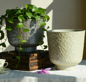 Ensemble de petits pots à fleurs en plastique minimalistes, pots et jardinières modernes <span class=keywords><strong>pour</strong></span> plantes d'intérieur, <span class=keywords><strong>pot</strong></span> à bonsaï <span class=keywords><strong>pour</strong></span> bureau à domicile - Product Image 1