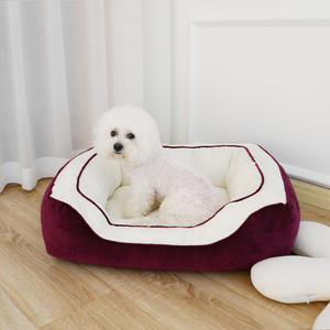 Fourniture directe d'usine écologique Ultra-doux élégant Portable facile à nettoyer rond tapis <span class=keywords><strong>pour</strong></span> animaux de compagnie chenil <span class=keywords><strong>pour</strong></span> toutes les saisons - Product Image 1