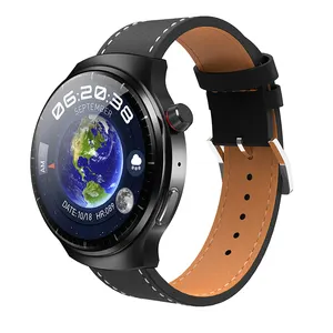Schermo AMOLED da 1.52 pollici wearfitpro app 250mah batteria rotonda 3 cinturini versione NFC IP68 impermeabile android smart watch HW6 MAX