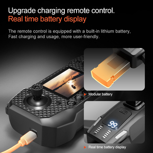 โดรนติดกล้องถ่ายภาพทางอากาศแบบมอเตอร์ไร้แปรงถ่าน พร้อมระบบ Optical Flow, ESC และรีโมทคอนโทรล - Product Image 4