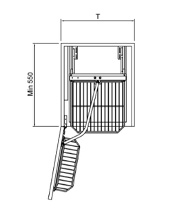 Dommagic Magic Corner Pullout <strong>Kitchen</strong> <strong>Storage</strong> Basket Easy Installation Slide Pantry <strong>Unit</strong> for Cabinets &amp; Cupboard Organizer - Product Image 6