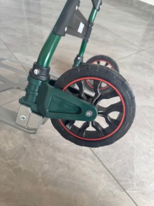 Kompakter, leichter Handwagen aus Stahl mit 120 kg Tragkraft, faltbar, zweirädrig, Hochleistungs-Transportwagen, OEM, robuste Gitterwerkzeuge - Product Image 5